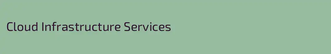 Cloud Infrastructure Services